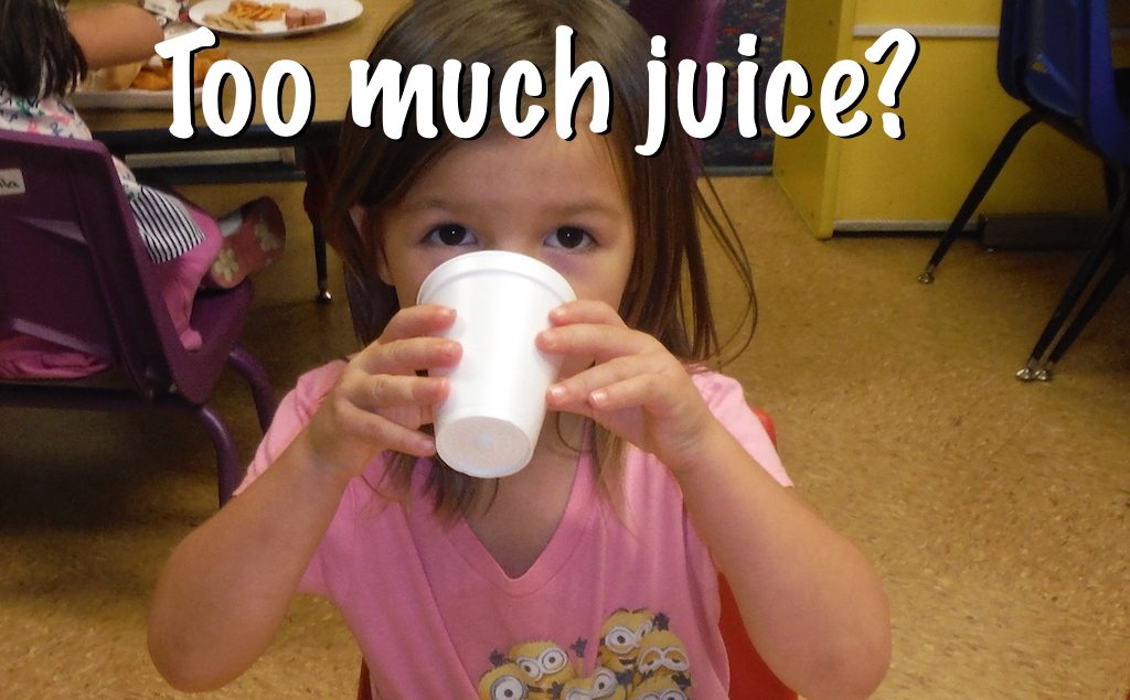 Is your child drinking too much juice? Halsey Schools Preschool
