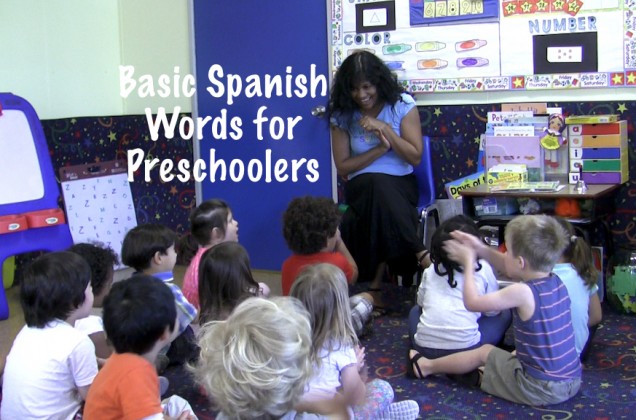 Basic Spanish Words for preschooler