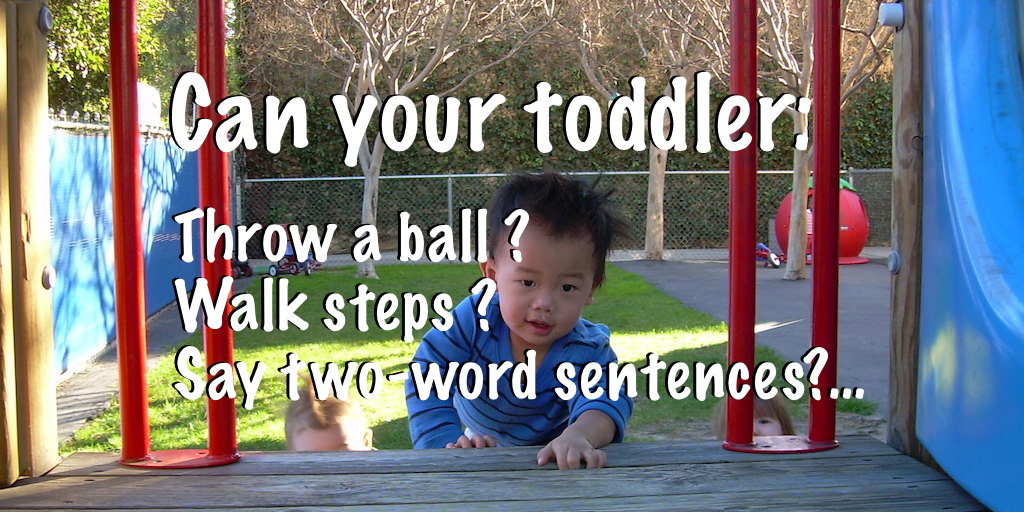 Can your 1824 month old toddler do this? Halsey Schools Preschool & Infant Center