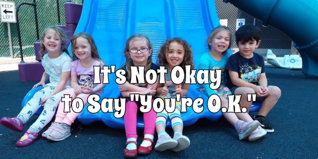 Don't say your are ok